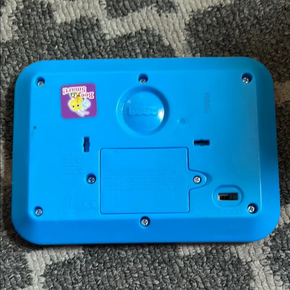Fisher-Price Blue and White Learning Tablet with Interactive Features
